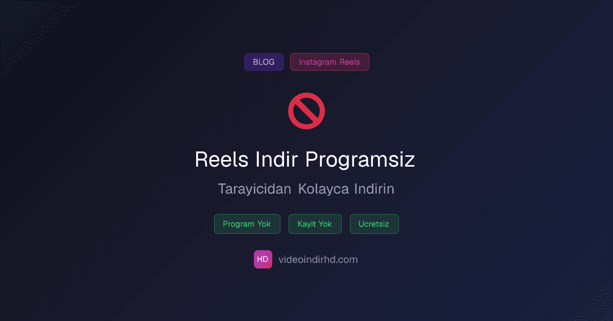 Reels İndirmek İçin Uygulama Gerekli mi? Programsız Yöntemin Avantajları